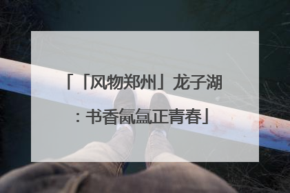 「风物郑州」龙子湖：书香氤氲正青春