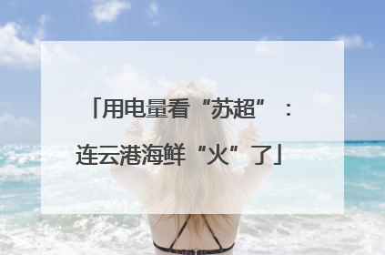 用电量看“苏超”：连云港海鲜“火”了