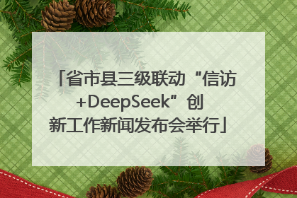 省市县三级联动“信访+DeepSeek”创新工作新闻发布会举行