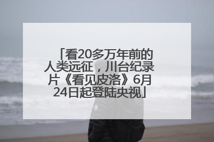 看20多万年前的人类远征，川台纪录片《看见皮洛》6月24日起登陆央视