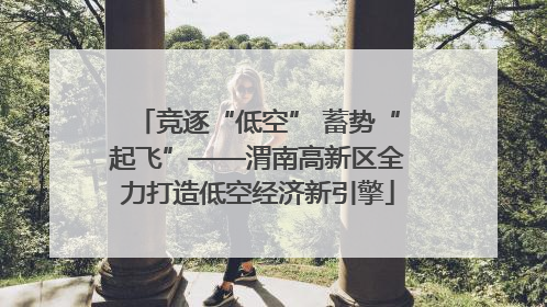 竞逐“低空” 蓄势“起飞”——渭南高新区全力打造低空经济新引擎