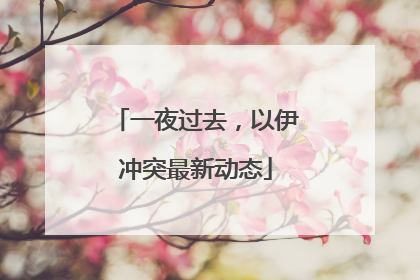 一夜过去，以伊冲突最新动态