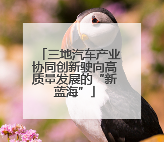 三地汽车产业协同创新驶向高质量发展的“新蓝海”