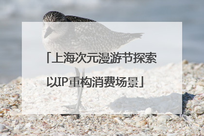 上海次元漫游节探索以IP重构消费场景