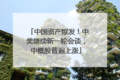 中国资产爆发！中美继续新一轮会谈，中概股普遍上涨