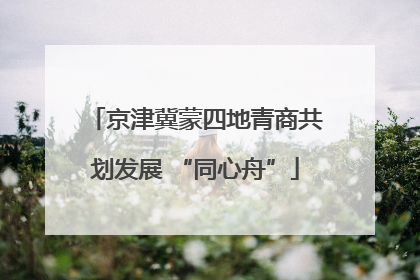 京津冀蒙四地青商共划发展 “同心舟”