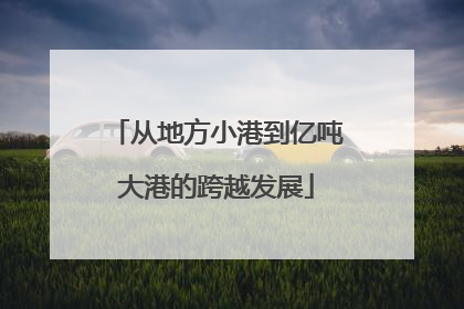 从地方小港到亿吨大港的跨越发展