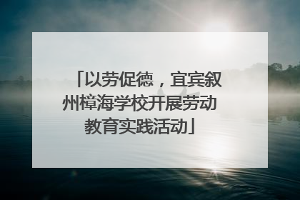 以劳促德，宜宾叙州樟海学校开展劳动教育实践活动