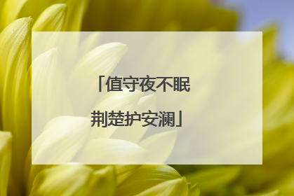 值守夜不眠 荆楚护安澜