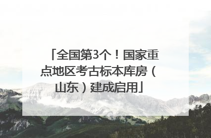 全国第3个！国家重点地区考古标本库房（山东）建成启用