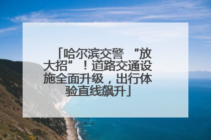 哈尔滨交警 “放大招”！道路交通设施全面升级，出行体验直线飙升