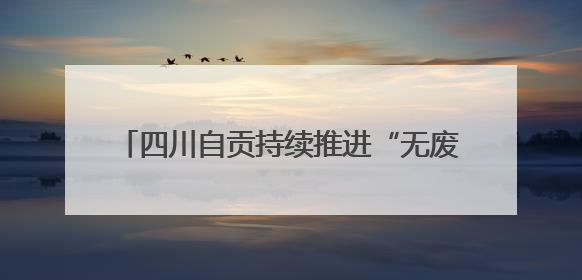 四川自贡持续推进“无废城市”建设 已建成各类“无废细胞”266个