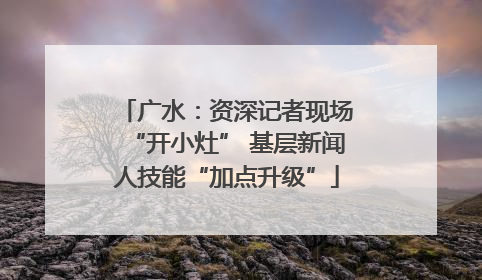 广水：资深记者现场“开小灶” 基层新闻人技能“加点升级”