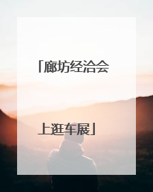 廊坊经洽会上逛车展