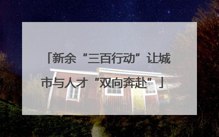 新余“三百行动”让城市与人才“双向奔赴”