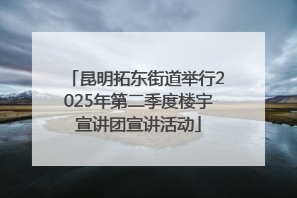 昆明拓东街道举行2025年第二季度楼宇宣讲团宣讲活动