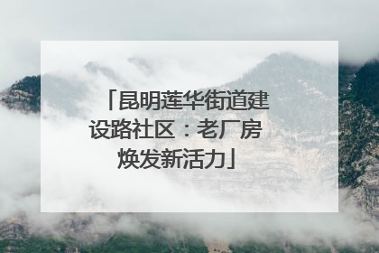 昆明莲华街道建设路社区：老厂房焕发新活力
