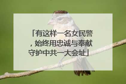 有这样一名女民警，始终用忠诚与奉献守护中共一大会址