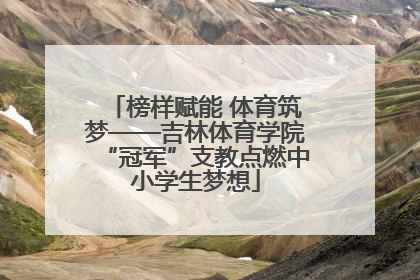 榜样赋能 体育筑梦——吉林体育学院“冠军”支教点燃中小学生梦想