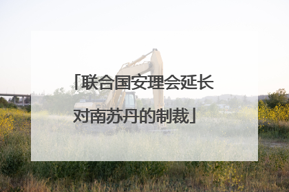 联合国安理会延长对南苏丹的制裁