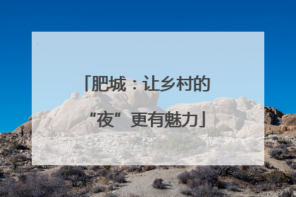 肥城：让乡村的“夜”更有魅力