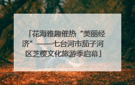 花海雅趣催热“美丽经济”——七台河市茄子河区芝樱文化旅游季启幕