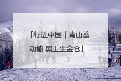 行进中国｜青山蓄动能 黑土生金仓