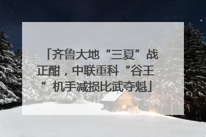 齐鲁大地“三夏”战正酣，中联重科“谷王”机手减损比武夺魁