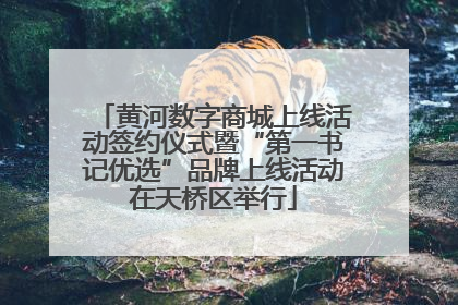 黄河数字商城上线活动签约仪式暨“第一书记优选”品牌上线活动在天桥区举行