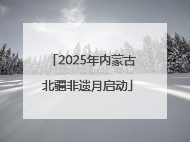2025年内蒙古北疆非遗月启动